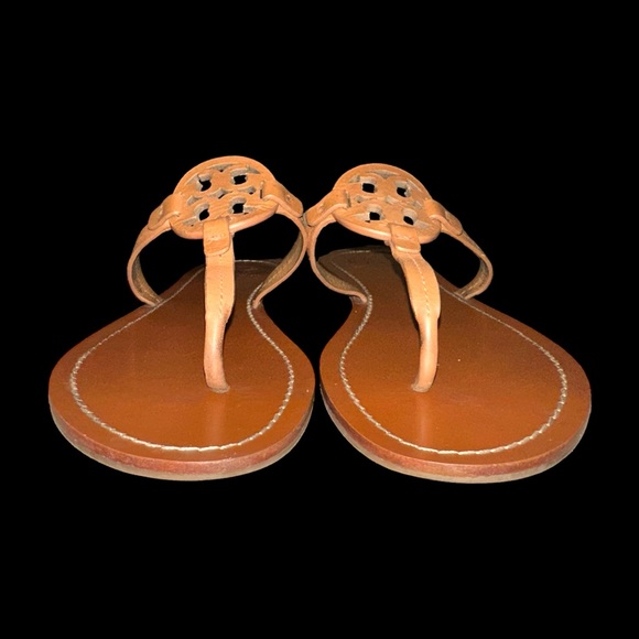 Tory Burch Gabriel Flat Thong Sandals in Royal Tan 8.5 - Picture 3 of 10